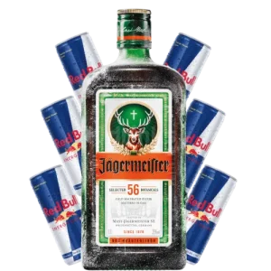 Jägermeister 0,5l + 6x Red Bull